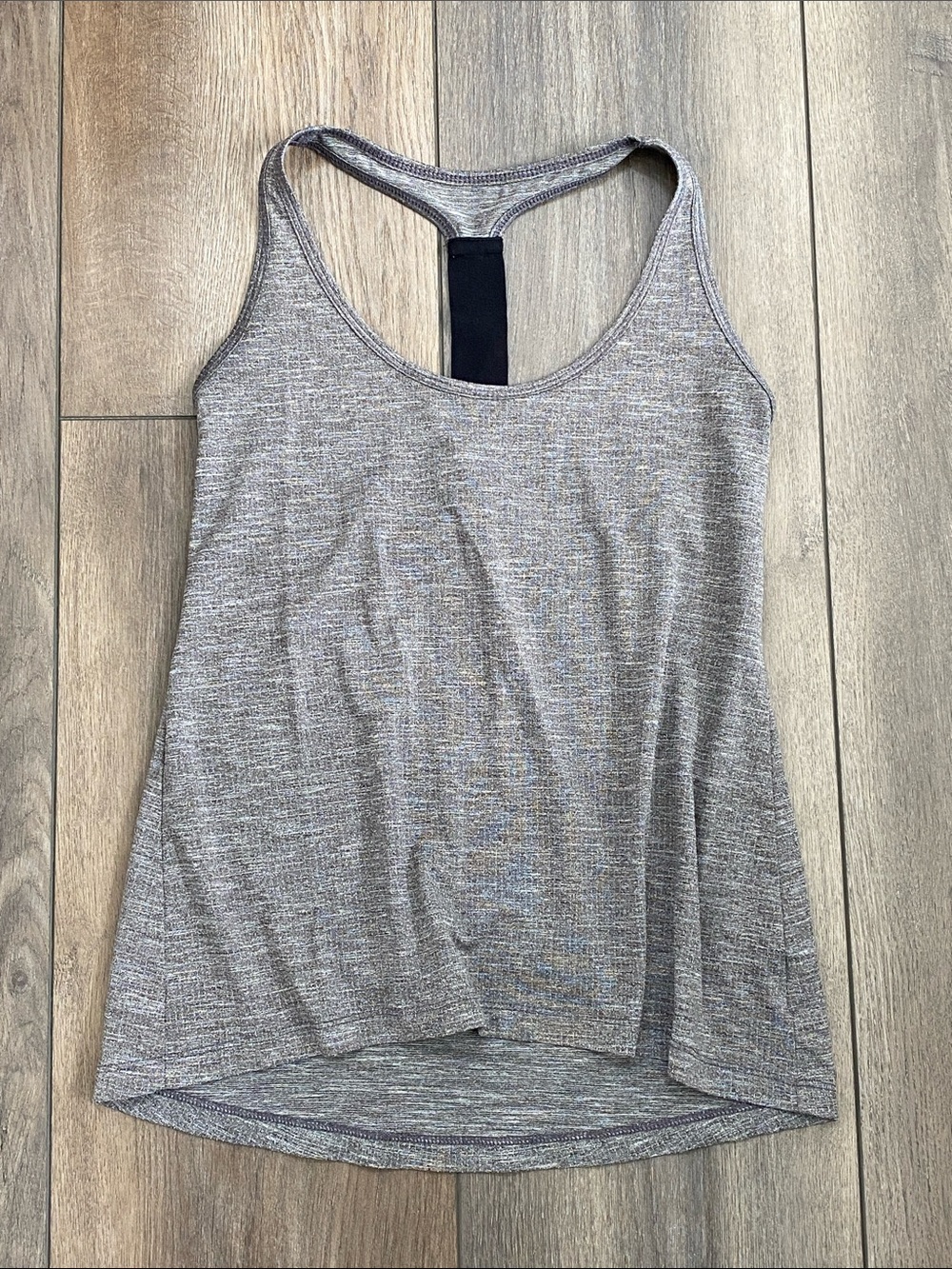 Old Navy Heather Gray Racerback Tank Top